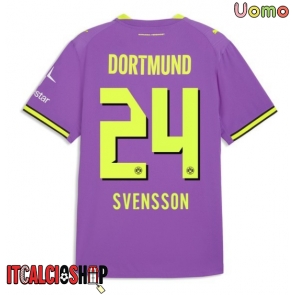 Borussia Dortmund Daniel Svensson #24 Terza Maglia 2026-27 Manica Corta